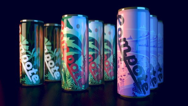 Can packaging — alternate designs and lighting