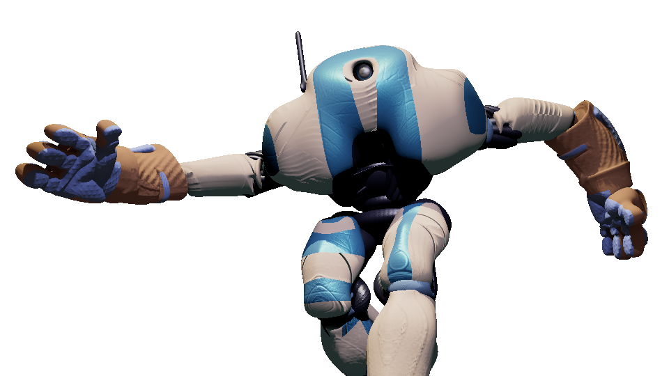 Big Guy — open-hand pose